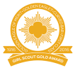 gold award centennial logo